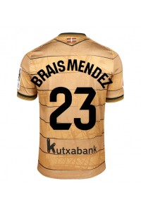 Fotbalové Dres Real Sociedad Brais Mendez #23 Venkovní Oblečení 2024-25 Krátký Rukáv